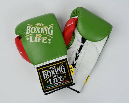 No Boxing No Life, Green/Red/White Boxing Gloves, Professional Training Boxing Gloves, Custom Made Boxing Gloves, Premium Quality No Boxing No Life, Available All Sizes & Colours, Gift for Him, New Year