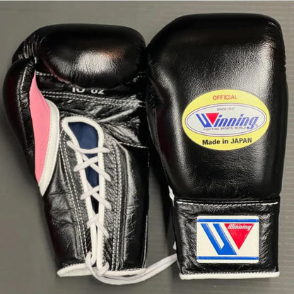 Winning Boxing Gloves – Black Pink Winning Training Gloves – Perfect for All Boxers – Pro-Level Quality – Premium Quality at Low Prices