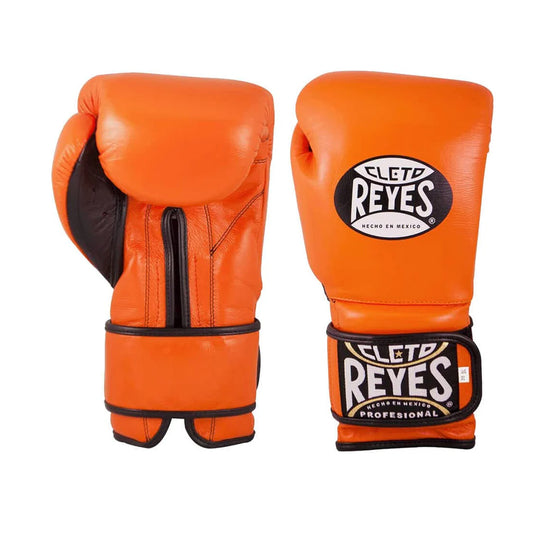 Cleto Reyes Orange Boxing Gloves 4-24oz , Professional Soft-Fit Sparring Gear