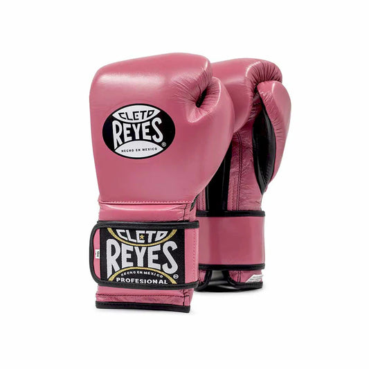 Cleto Reyes Pink Boxing Gloves 4-24oz , Professional Soft-Fit Sparring Gear
