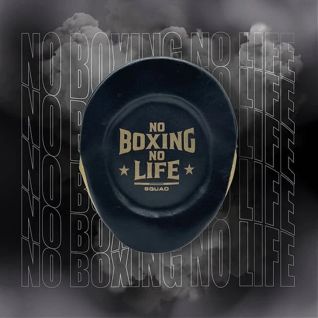 Pro No Boxing No Life Punching Mitts Soft-Padding Focus Pads