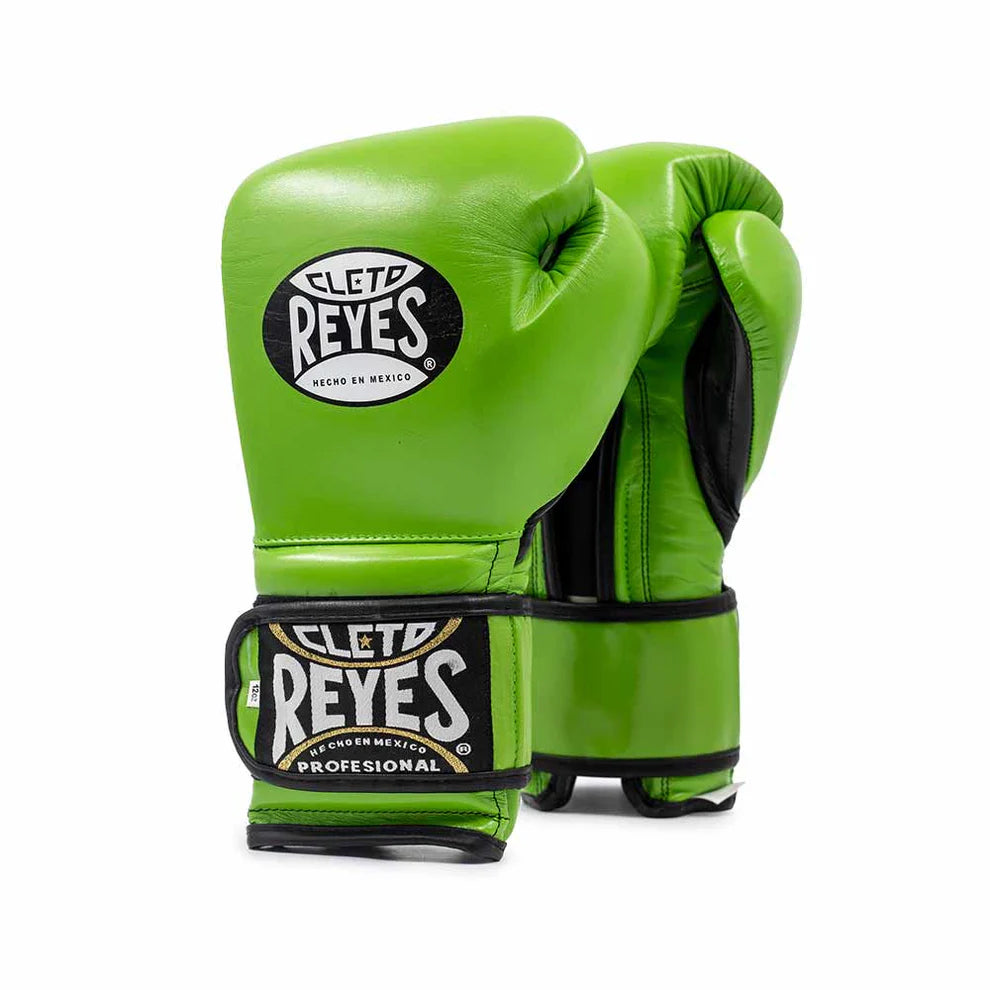 Cleto Reyes Green Boxing Gloves 4-24oz , Professional Soft-Fit Sparring Gear