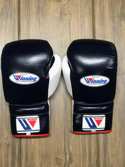 Winning Boxing Gloves Blue – Lace-Up