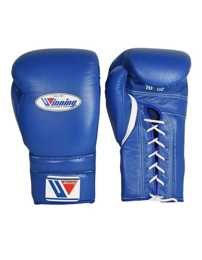 Winning Boxing Gloves Navy-Blue – Lace-up