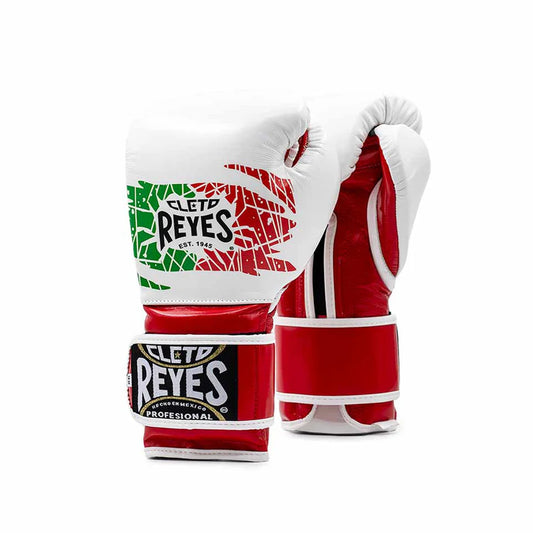 Cleto Reyes White/Red Boxing Gloves 4-24oz , Professional Soft-Fit Sparring Gear