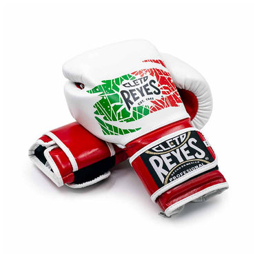 Cleto Reyes White/Red Boxing Gloves 4-24oz , Professional Soft-Fit Sparring Gear