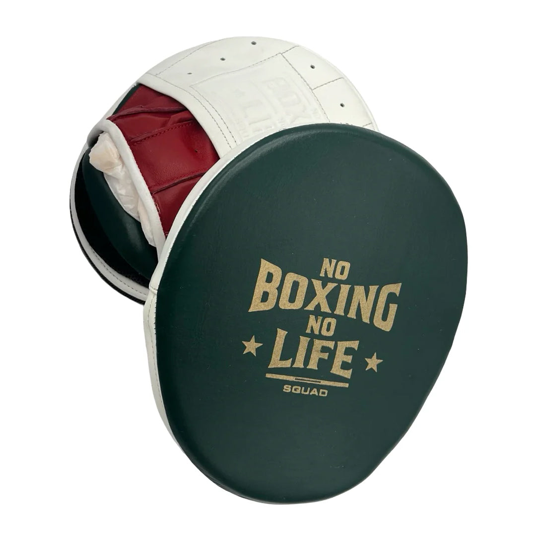 Pro No Boxing No Life Punching Mitts Soft-Padding Focus Pads