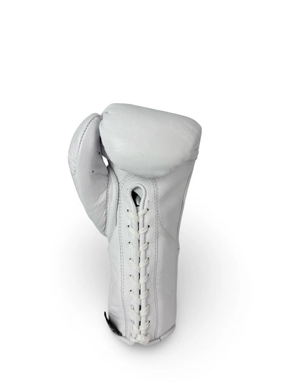 No Boxing No Life Fight Gloves - Full White  | 100% Pure Leather | Best Choice for Fighters | Free Shipping Worldwide