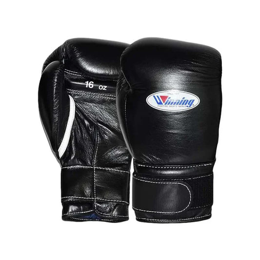 Winning Boxing Gloves Black – Velcro