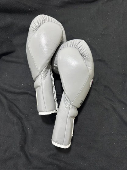 Winning Boxing Gloves Grey – Lace-Up
