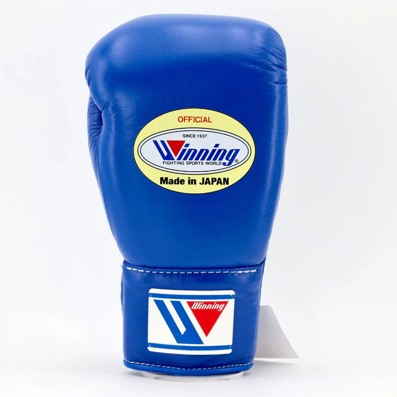 Winning Boxing Gloves Blue – Japanese Logo Lace-Up