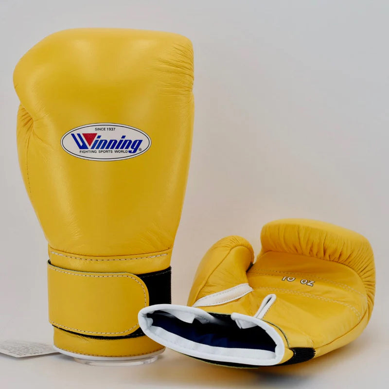 Winning Boxing Gloves Yellow – Velcro