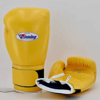 Winning Boxing Gloves Yellow – Velcro