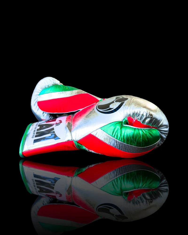Grant Boxing Gloves | Professional Lace-up | Customizable - Premium Comfort | Silver/Red/Green