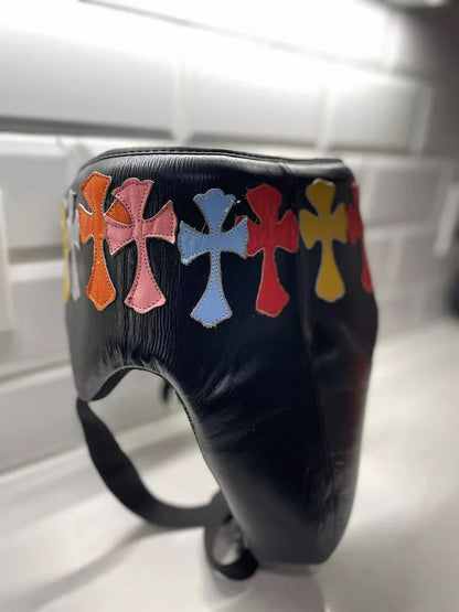 Chrome Hearts Groin Guard Black 100% Leather | Premium Quality | Personalise your name