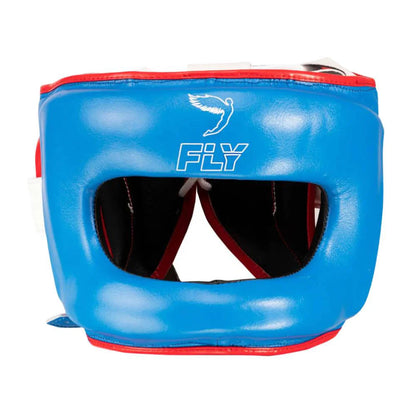 Fly Superbar X Head Guard - Blue/White/Red