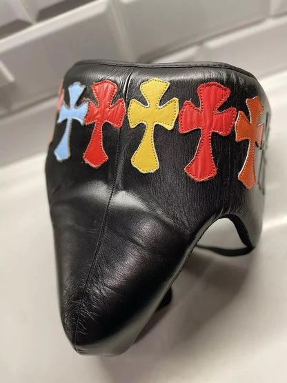 Chrome Hearts Groin Guard Black 100% Leather | Premium Quality | Personalise your name