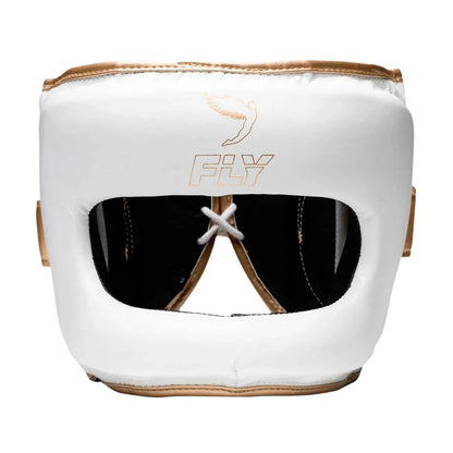 Fly Superbar X Head Guard - White/Grey/Gold