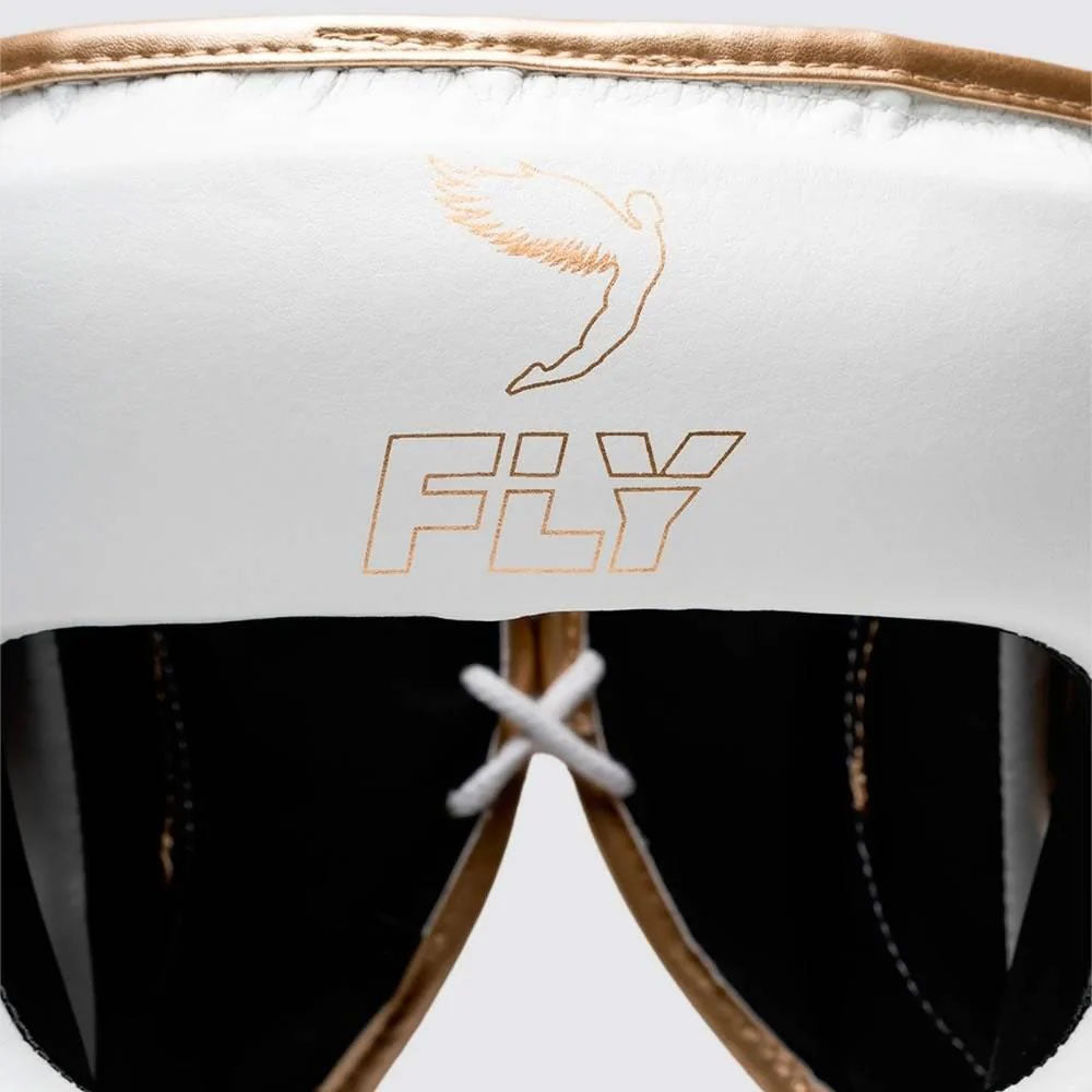 Fly Superbar X Head Guard - White/Grey/Gold