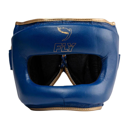 Fly Superbar X Head Guard - Navy Blue/Gold
