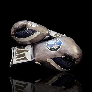 Grant Boxing Gloves | Professional Lace-up | Customizable - Pro Comfort Fit | Grey/Black/White