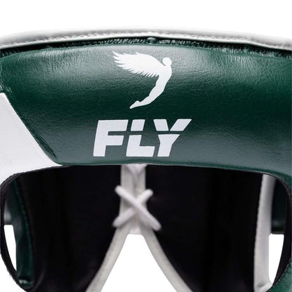 Fly Superbar X Head Guard - Pine Green/White