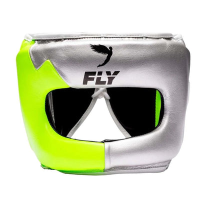 Fly Superbar X Head Guard - Silver Neon