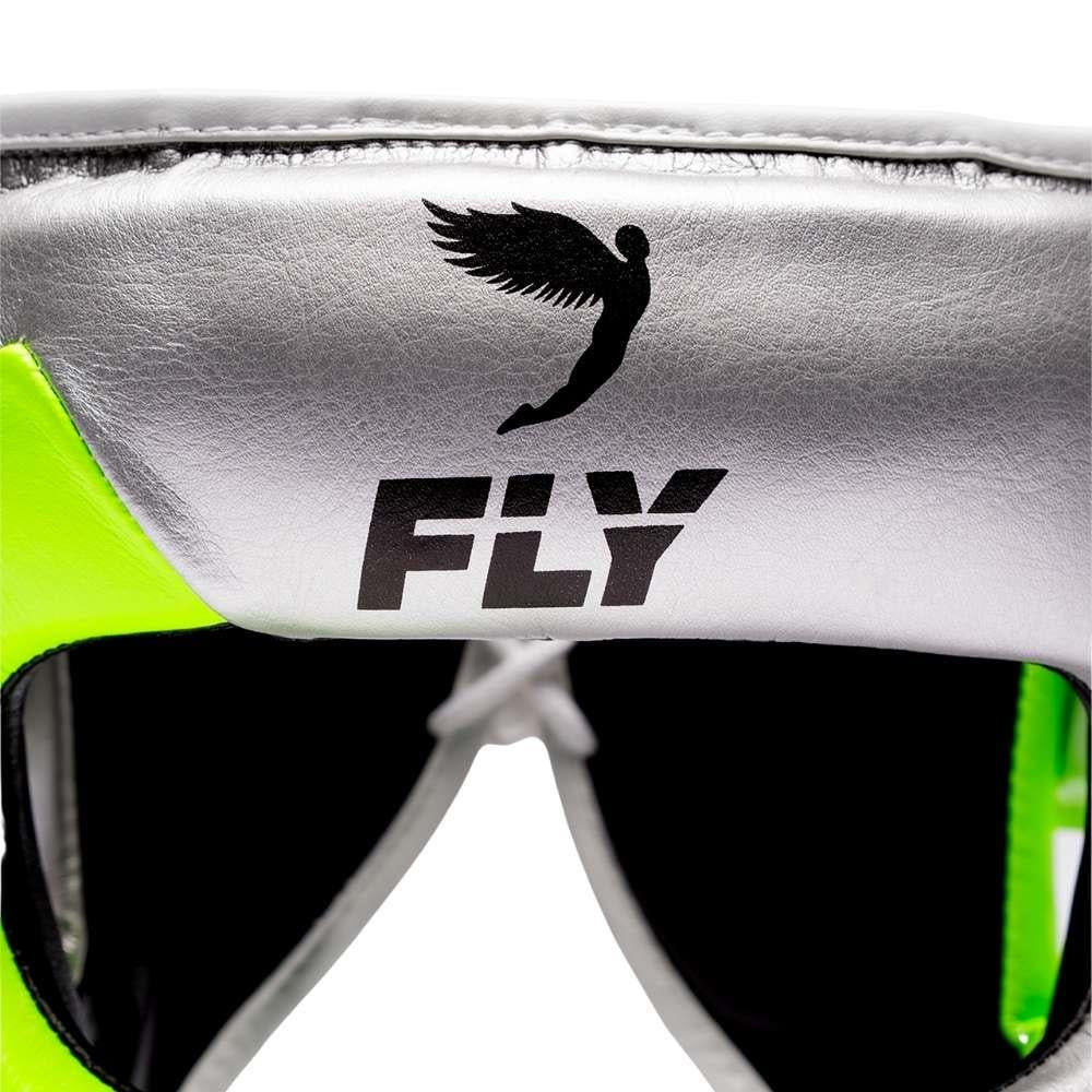 Fly Superbar X Head Guard - Silver Neon