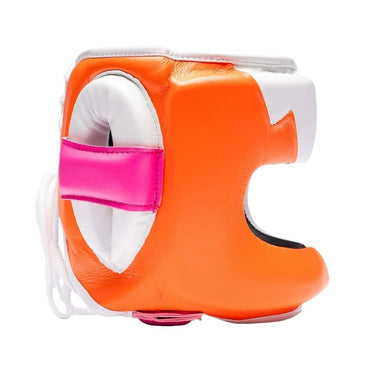 Fly Superbar X Head Guard - White/Pink/Orange