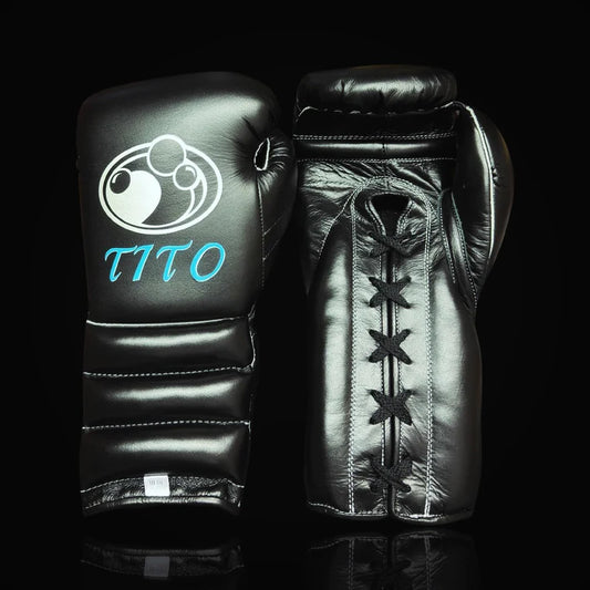 Grant Boxing Gloves | Professional Lace-up | Customizable - Premium Comfort | Black/Blue