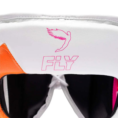 Fly Superbar X Head Guard - White/Pink/Orange