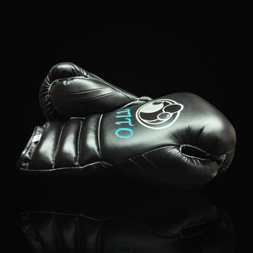 Grant Boxing Gloves | Professional Lace-up | Customizable - Premium Comfort | Black/Blue