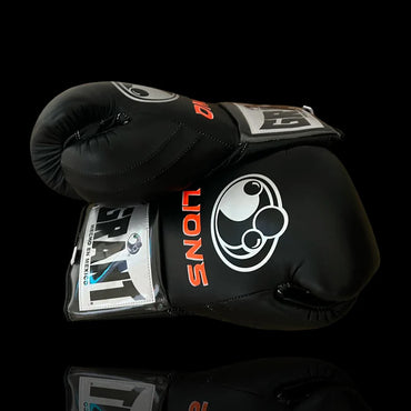 Grant Boxing Gloves | Professional Lace-up | Customizable - High-Density Foam | Black/Orange