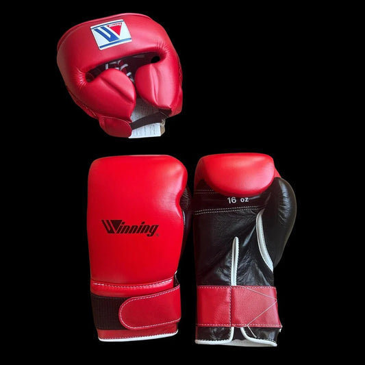 Custom Winning Boxing Set, Red White Gloves, Head Guard, Winning Boxing Gear, Professional Training Gear Top-Rated Boxing Gear, Winning Boxing Gear Buy, Dad Gift, Boyfriend Gift, Christmas Gift
