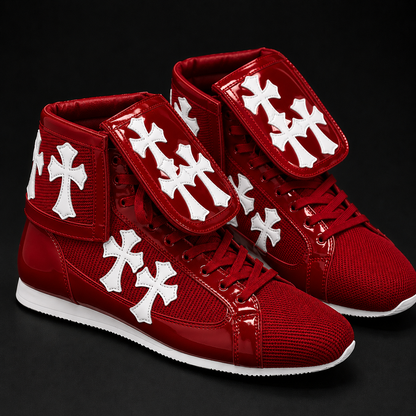 Chrome Hearts Boxing Shoes | Professional Training Boxing Shoes | Fighting | Sparring Shoes | (FULLY CUSTOMIZED)