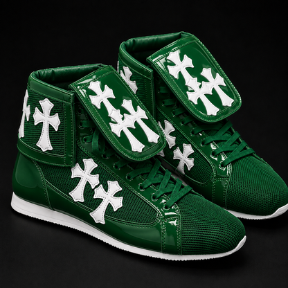 Chrome Hearts Boxing Shoes | Professional Training Boxing Shoes | Fighting | Sparring Shoes | (FULLY CUSTOMIZED)