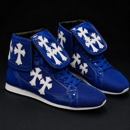 Chrome Hearts Boxing Shoes | Professional Training Boxing Shoes | Fighting | Sparring Shoes | (FULLY CUSTOMIZED)