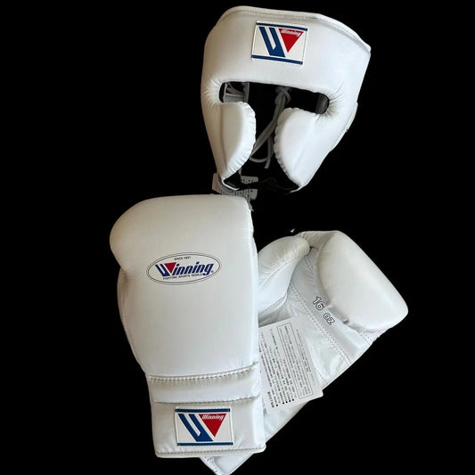 Custom Winning Boxing Set, White Gloves, Head Guard, Winning Boxing Gear, Professional Training Gear Top-Rated Boxing Gear, Winning Boxing Gear Buy, Dad Gift, Boyfriend Gift, Christmas Gift
