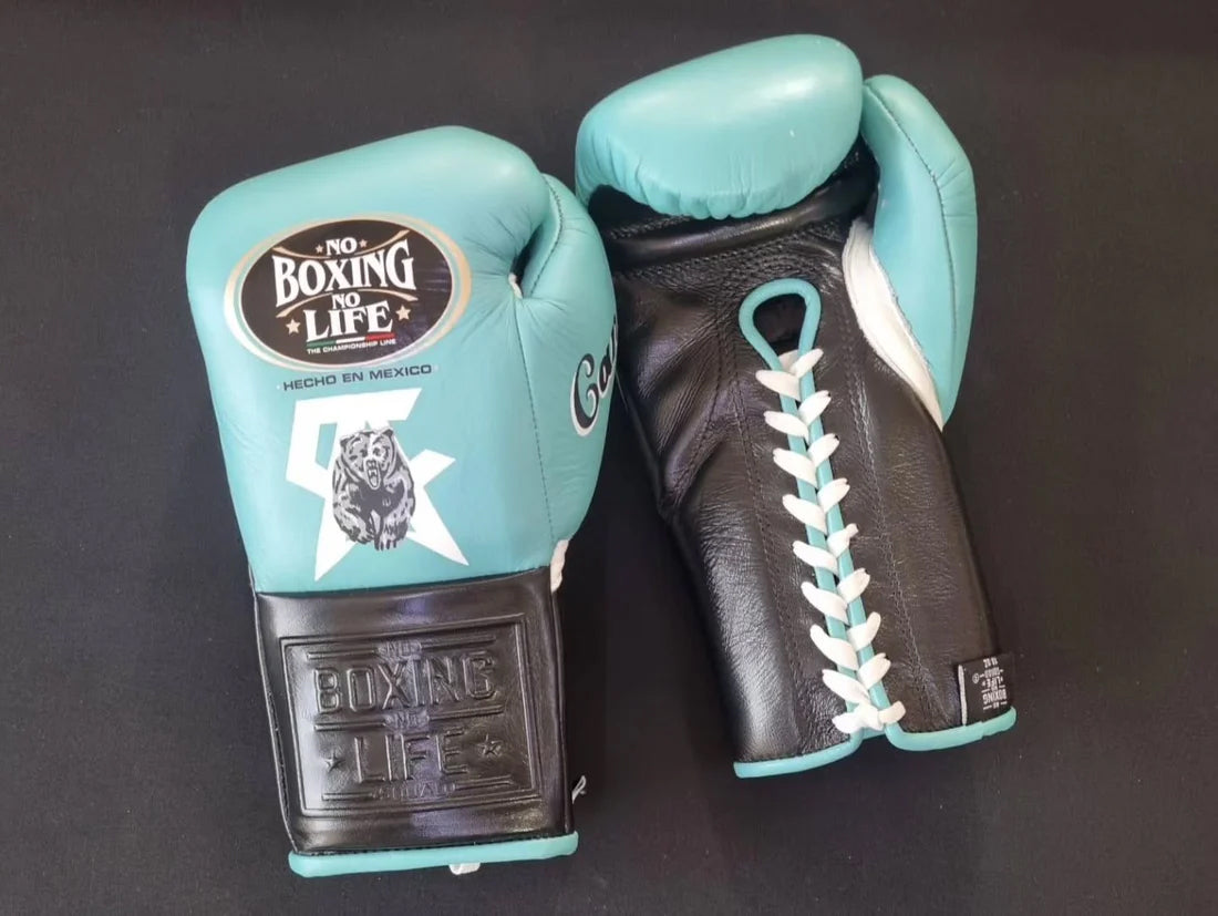 No Boxing No Life Glove - Online, NBNL Boxing Gloves, Leather Gloves Limited Edition Skyblue Black