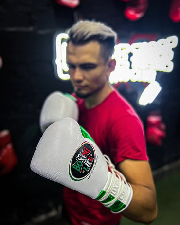 No Boxing No Life Glove - Online, NBNL Boxing Gloves, Leather Gloves Limited Edition Orange/Brown