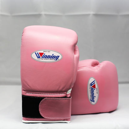 Winning Boxing Gloves Pink Velcro Winning Training Gloves – Perfect for All Boxers – Pro-Level Quality – Premium Quality at Low Prices