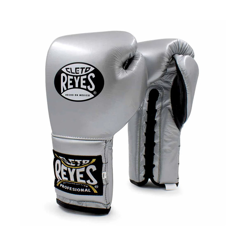 Silver boxing gloves 'Cleto Reyes' 