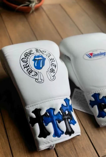 Winning Boxing Gloves – White Lace-Up Winning Training Gloves  – Perfect for All Boxers – Pro-Level Quality – Premium Quality at Low Prices