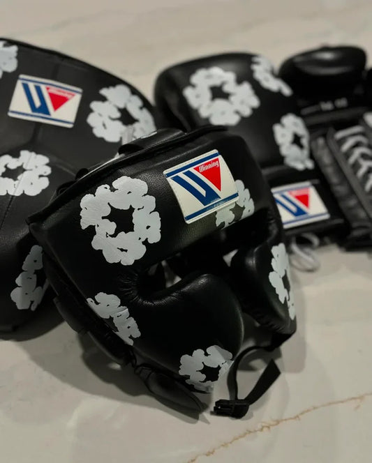 Denim Tears Custom Handmade Boxing Sparring Kit | Winning | Premium Quality | Personalise Your Name | Flat 50% OFF