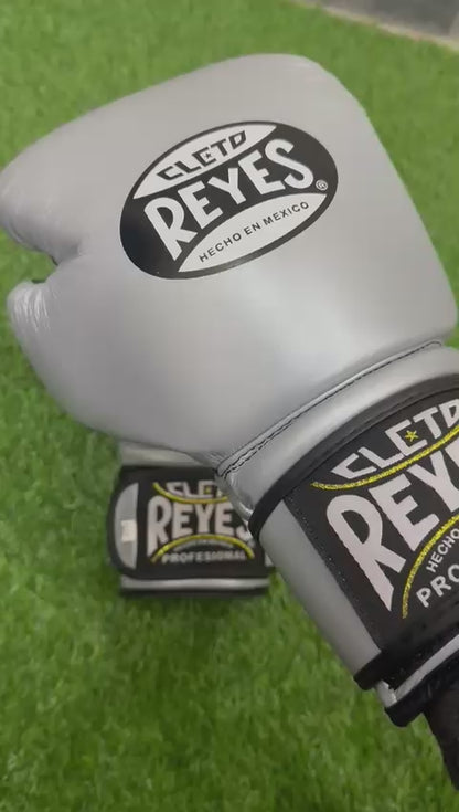 Cleto Reyes Black Boxing Gloves 4-24oz , Professional Soft-Fit Sparring Gear