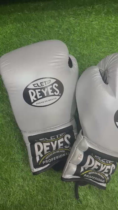 Cleto Reyes Black Boxing Gloves 4-24oz , Professional Soft-Fit Sparring Gear