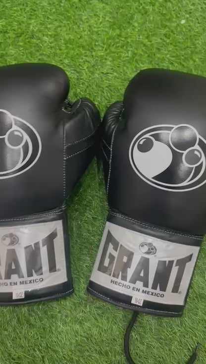 Grant Boxing Gloves | Professional Lace-up | Customizable - Soft Padding | White