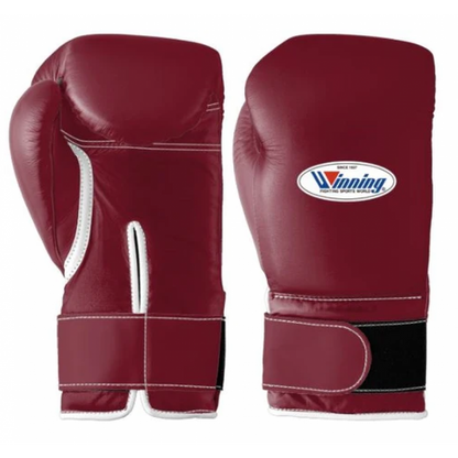 Winning Boxing Gloves Burgundy Velcro Winning Training Gloves – Perfect for All Boxers – Pro-Level Quality – Premium Quality at Low Prices