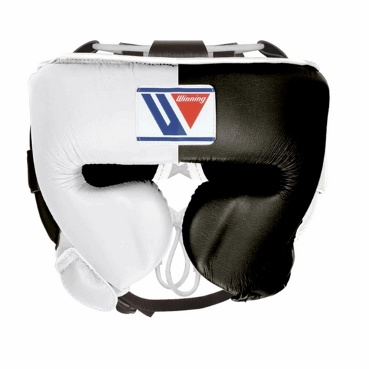 Winning Head Guard Open Face, Genuine Cowhide Leather, High Quality Winning Head Protective, Custom Made Head Guard, Available All Sizes & Colours, Free Shipping Worldwide