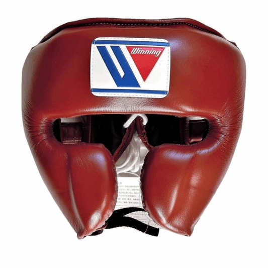 Winning Head Guard Open Face, Genuine Cowhide Leather, High Quality Winning Head Protective, Custom Made Head Guard, Available All Sizes & Colours, Free Shipping Worldwide